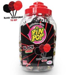 Nyalóka Pin Pop black cherry