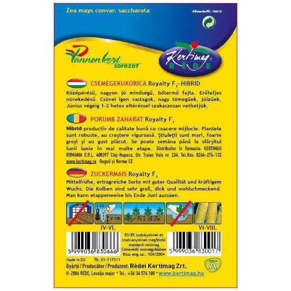 Csem.kuk. Royalty F1 20 szem