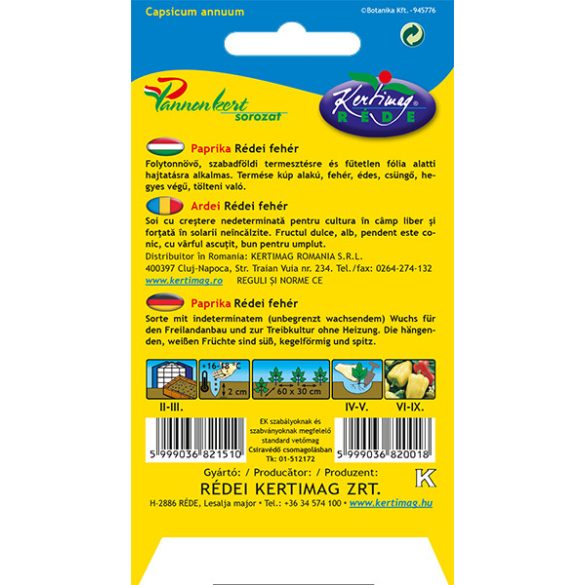 Étk. paprika Rédei fehér 0,5 g