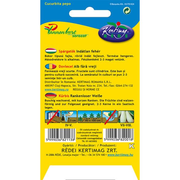 Spárgatök Indátlan fehér 4 g