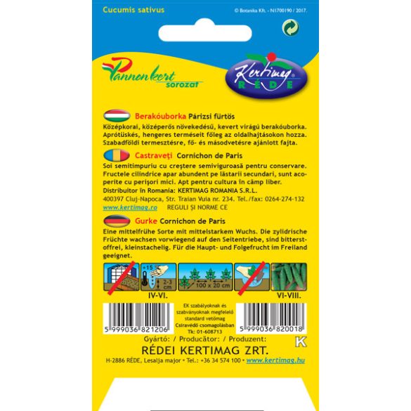 Uborka Párizsi fürtös 2 g