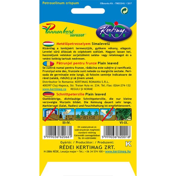 Petrezselyem Simalevelű 3 g