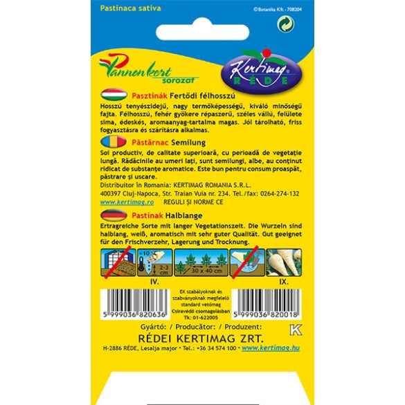 Pasztinák Félhosszú 2,5 g