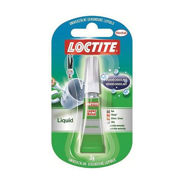 Loctite® Super Bond folyékony ragasztó, 3 g