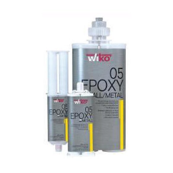 Wiko® 2K EPOXY METAL ragasztó EPOM5.S25 5, 25 ml, fecskendő-fúvóka