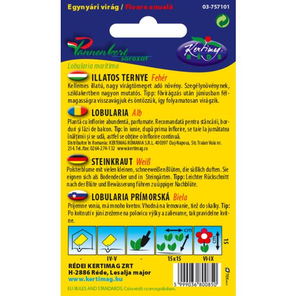 Illatos ternye Fehér