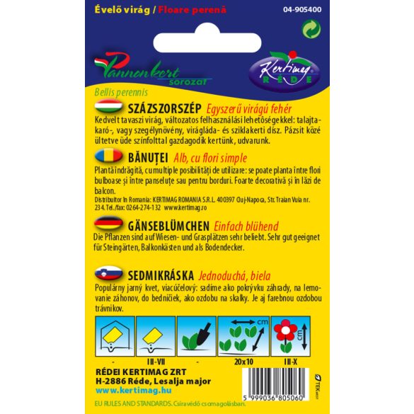 Százszorszép egysz.fehér 0,25g