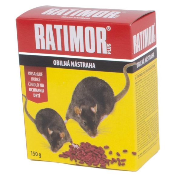 Csali RATIMOR® Bromadiolon grain bait, 150 g, mag