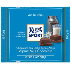 Ritter Sport 100G Alpen Milch Chocolate 464104