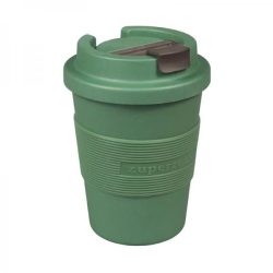 Bioplasztik hordozható kávéspohár, zöld M 1441402