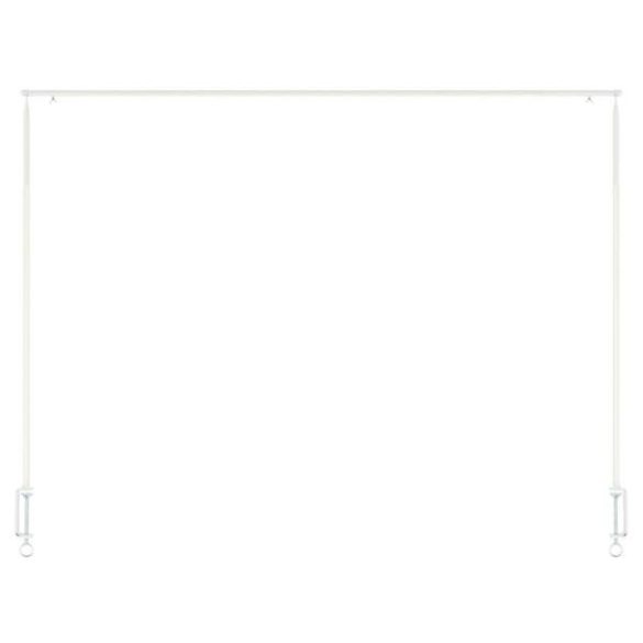 Asztalra szerelhető dekorációs állvány, 117-211 cm, fehér PY155