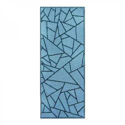   Absztrakt mintás kétoldalú kültéri szőnyeg, 120 x 60 cm OC48