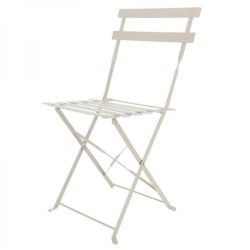 Összecsukható bisztró szék, bézs színű, 44 cm TR002