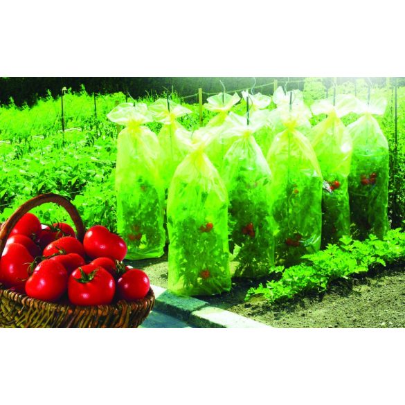 Paradicsomtermesztő (perforált fóliatömlő) - sárga, 0,6 x 10m