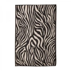   Zebra mintás kétoldalú kültéri szőnyeg, 242 x 150 cm OC43