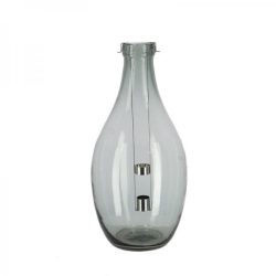   Lámpás újrahasznosított üvegből, kivehető gyertyatartóval, 38,5 cm WL89