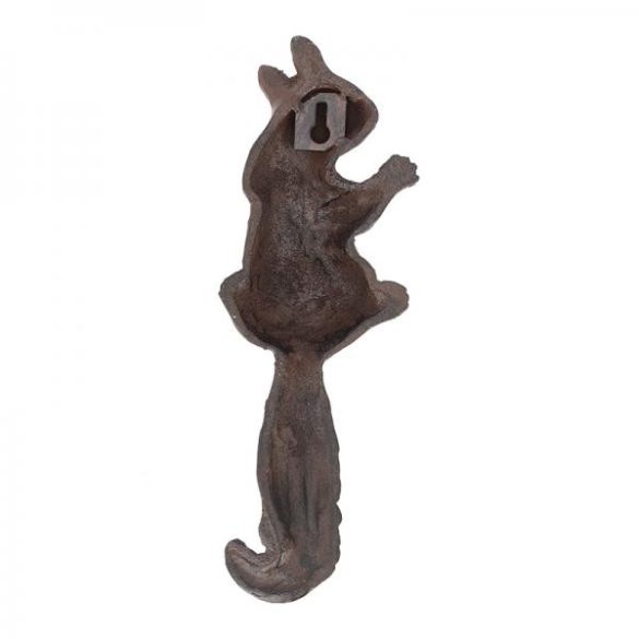 Öntöttvas mókus akasztó, 22 cm LH304