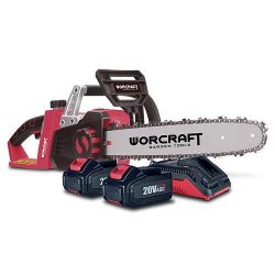 Set Worcraft WSET-06, S20Li chainsaw, charger, 2x accu