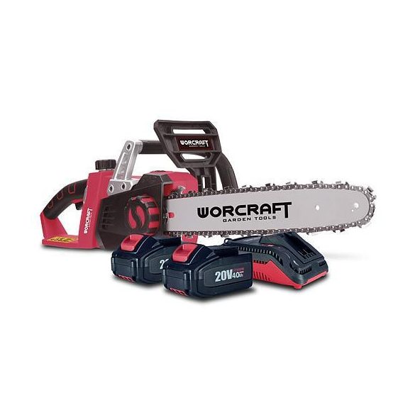 Set Worcraft WSET-06, S20Li chainsaw, charger, 2x accu