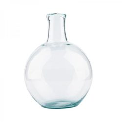   Üveg gömb váza, dekorációs kiegészítő, 2,75 literes GY004