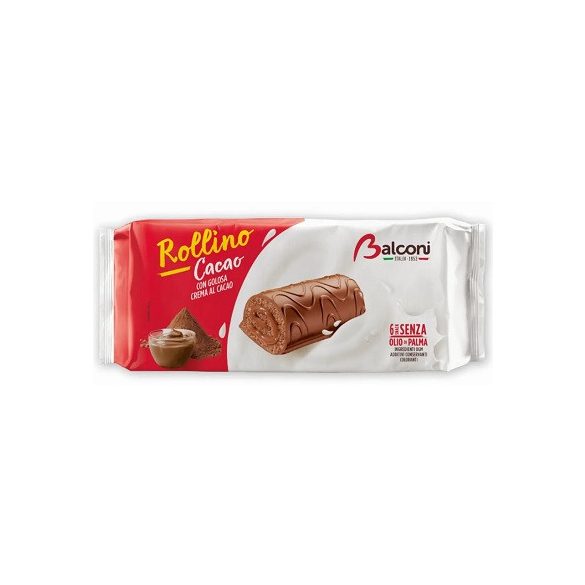 Balconi Rollino Cacao 222g (6*37g) Csokis (az ár 1db-ra vonatkozik)