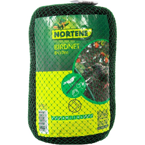 Madár elleni védőháló PE - fekete, 8 x 10m
