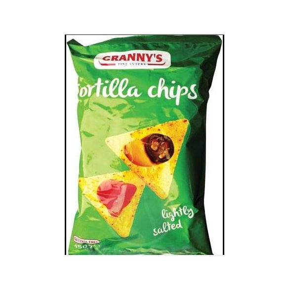 Grannys 60G Tortilla Chips Lightly Salt /1219/