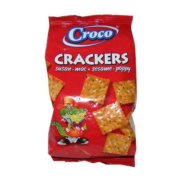 Croco Crackers 100G Szezámos-Sós-Mákos
