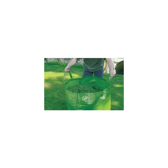 Többször használható kertilombgyűjtő zsák - zöld, 55cm x 75cm, 180 liter