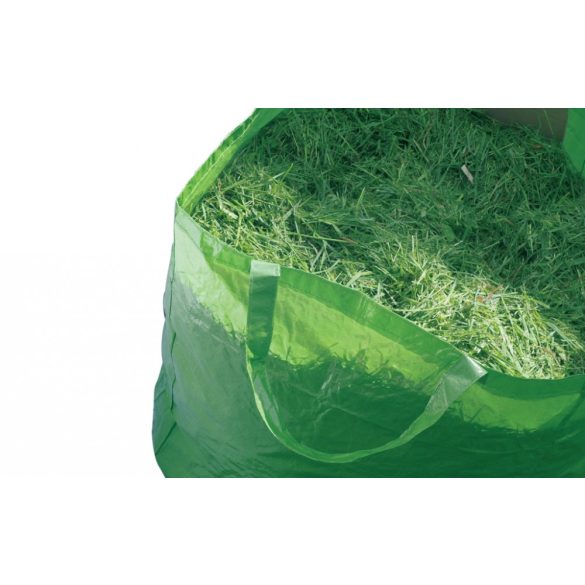 Többször használható kertilombgyűjtő zsák - zöld, 55cm x 75cm, 180 liter
