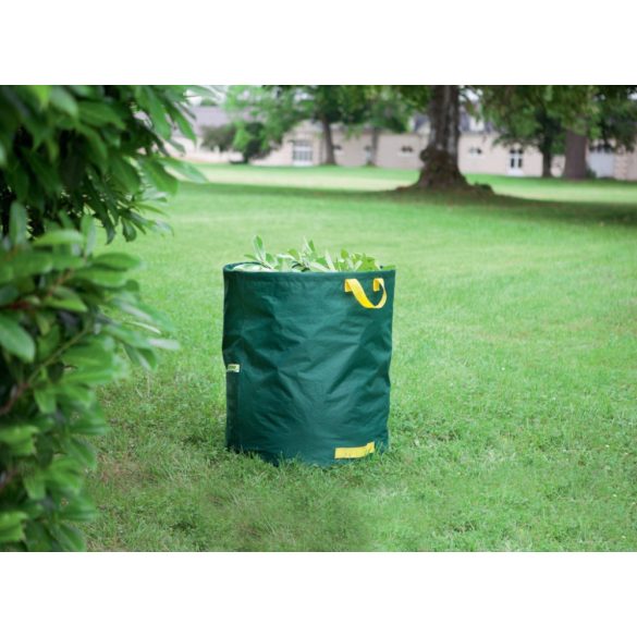 Erős, merev lombgyűjtő zsák - zöld, 0,50 x 0,75m, 150 liter