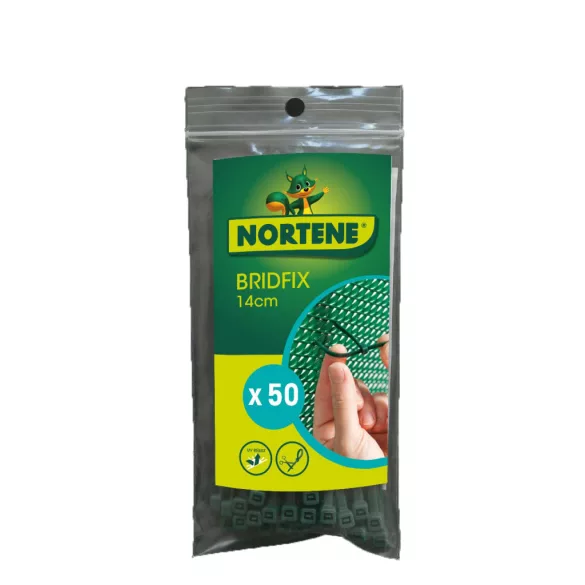 UV álló gyorskötöző árnyékoló hálókhoz 50db/csomag, zöld - 14cm