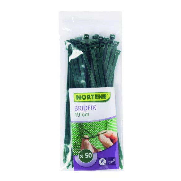 UV álló gyorskötöző árnyékoló hálókhoz 50db/csomag, zöld - 14cm