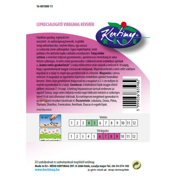 Lepkecsalogató virágkeverék
