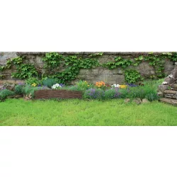 Természetes fonott szegély 30x100cm