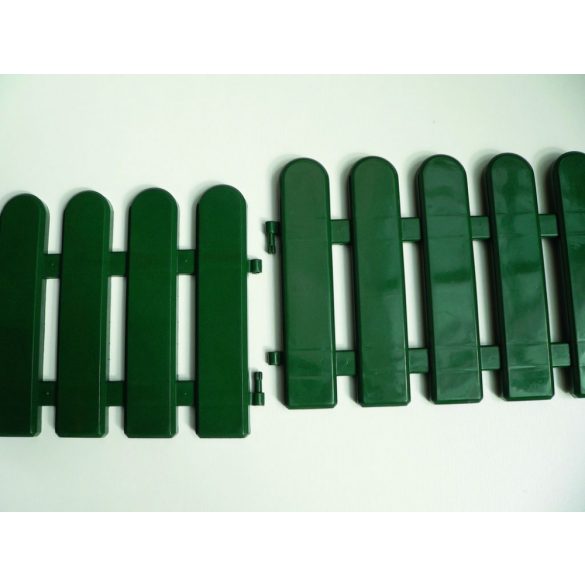 Műanyag szegély 5db/csomag - zöld, 20 x 50cm