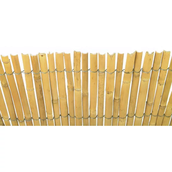 Egzotikus hatású nádszövet extra erős horganyzott drótszövéssel - 2m x 5m natúr