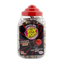   Aldor Pin Pop Black Cherry Nyalóka+Rágó (az ár 1db-ra vonatkozik)