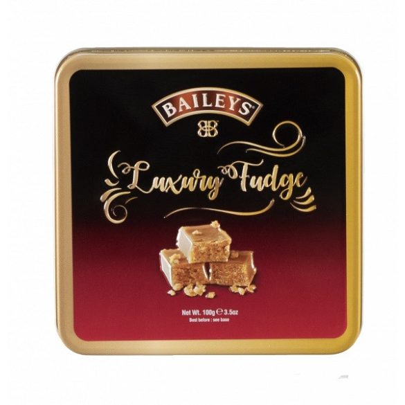 Gardiners 100G Baileys Luxury Fudge Fémdobozos (Baileys ízesítésű puha karamella)