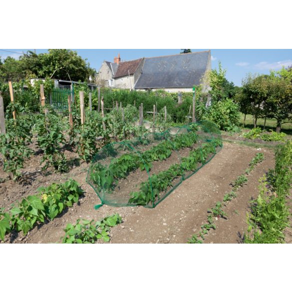 Üvegszálas fóliasátor rúd 2,5m - zöld