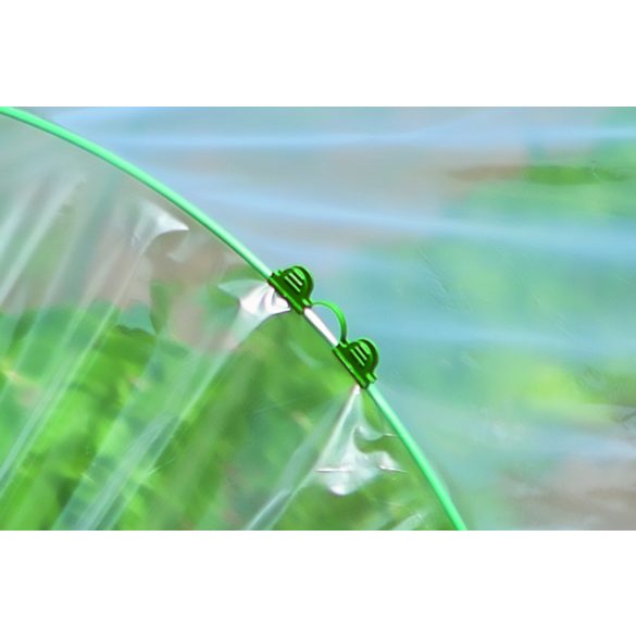 Klipsz fólia rögzítéséhez - 10 db/csomag 6mm - zöld