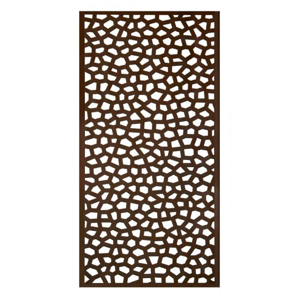 Térelválasztó panel, mozaik mintás - barna, 100 x 200cm