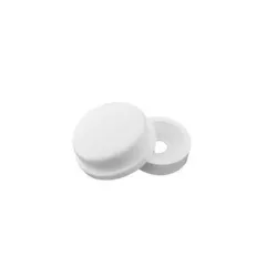 Tükörgomb kicsi fehér 18 mm (100 db/csomag)