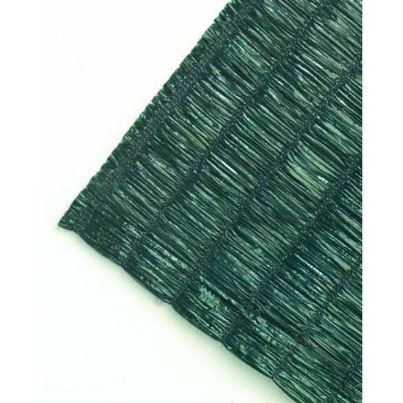 Sűrűn szőtt pálmaháncs árnyékoló háló - 1 x 3 m, zöld - 100%