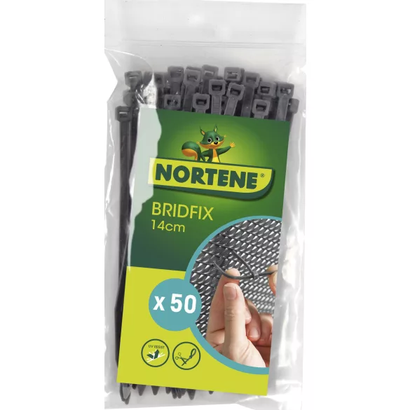 UV álló gyorskötöző árnyékoló hálókhoz 50db/csomag, szürke - 14cm