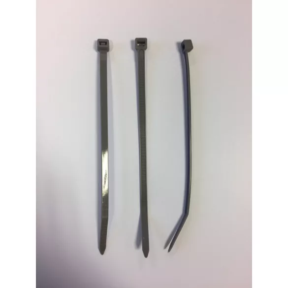 UV álló gyorskötöző árnyékoló hálókhoz 50db/csomag, szürke - 14cm