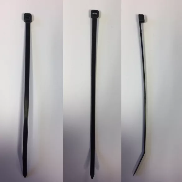 UV álló gyorskötöző árnyékoló hálókhoz 50db/csomag, fekete - 14cm