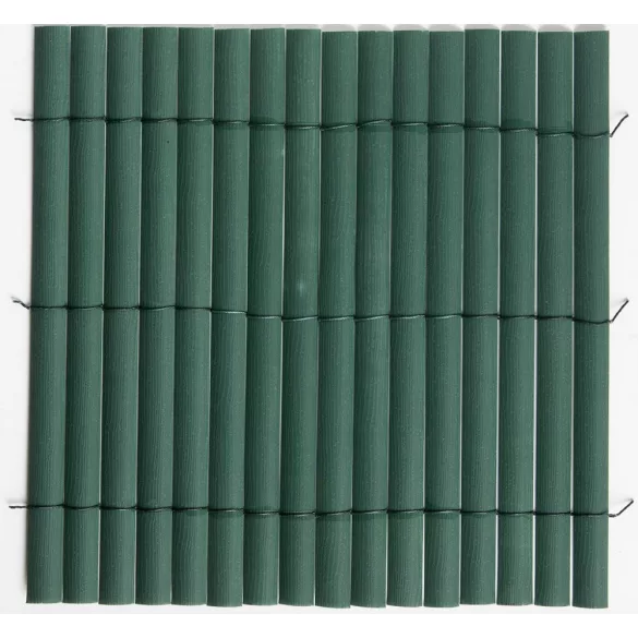 Szintetikus, félovális nádszövet - UV álló - 1m x 3m, zöld
