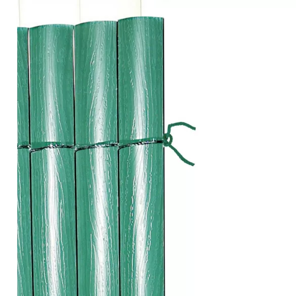 Szintetikus, félovális nádszövet - UV álló - 1m x 3m, zöld