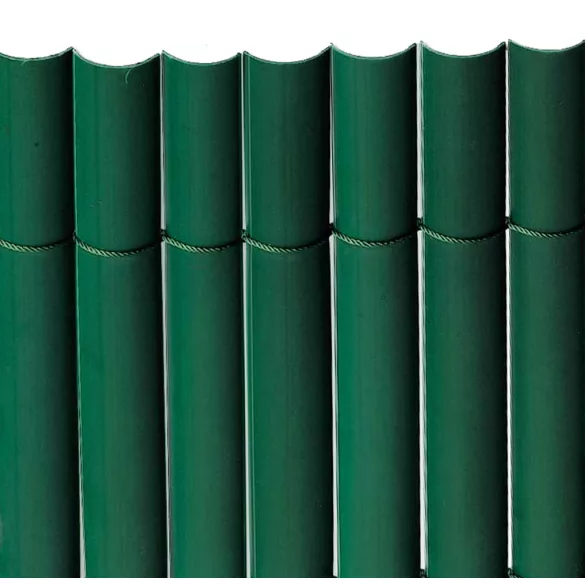 Szintetikus, félovális nádszövet - UV álló - 1m x 3m, zöld